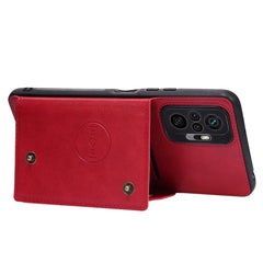 Double Buckle PU + TPU Shockproof Magnetic Protective Case with Card Slot & Holder, For Xiaomi Redmi Note 10 Pro Max, For Xiaomi Mi 11 Ultra, For Xiaomi Mi 11 Pro, For Xiaomi Mi 11 Lite