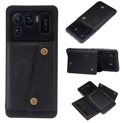 Double Buckle PU + TPU Shockproof Magnetic Protective Case with Card Slot & Holder, For Xiaomi Redmi Note 10 Pro Max, For Xiaomi Mi 11 Ultra, For Xiaomi Mi 11 Pro, For Xiaomi Mi 11 Lite