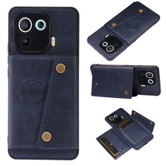 Double Buckle PU + TPU Shockproof Magnetic Protective Case with Card Slot & Holder, For Xiaomi Redmi Note 10 Pro Max, For Xiaomi Mi 11 Ultra, For Xiaomi Mi 11 Pro, For Xiaomi Mi 11 Lite