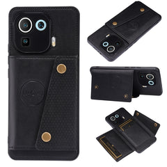 Double Buckle PU + TPU Shockproof Magnetic Protective Case with Card Slot & Holder, For Xiaomi Redmi Note 10 Pro Max, For Xiaomi Mi 11 Ultra, For Xiaomi Mi 11 Pro, For Xiaomi Mi 11 Lite