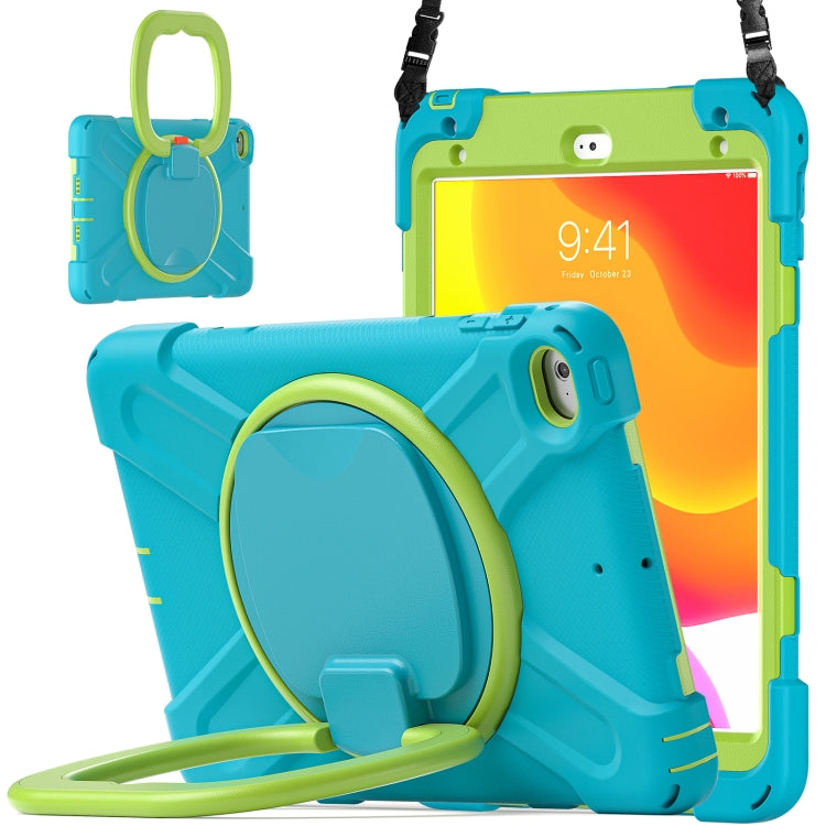 Silicone + PC Protective Case with Holder & Shoulder Strap, For iPad mini 5 / 4