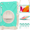 Pure Color Silicone + PC Protective Case with Holder & Shoulder Strap, For iPad 10.2 2021 / 2020 / 2019, For Samsung Galaxy Tab A7 (2020) T500