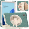 Pure Color Silicone + PC Protective Case with Holder & Shoulder Strap, For iPad 10.2 2021 / 2020 / 2019, For Samsung Galaxy Tab A7 (2020) T500