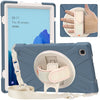 Pure Color Silicone + PC Protective Case with Holder & Shoulder Strap, For iPad 10.2 2021 / 2020 / 2019, For Samsung Galaxy Tab A7 (2020) T500