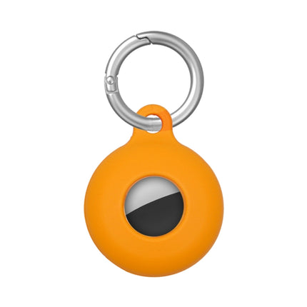 Dual-Side Hollow Anti-scratch Silicone Shockproof Protective Cover Case with Keychain Hook Loop, For AirTag