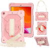 Contrast Color Robot Shockproof Silicon + PC Protective Case with Holder & Shoulder Strap, For iPad 10.2 2021 / 2020 / 2019