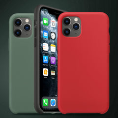 Ultra-thin Liquid Silicone Protective Case, For iPhone 11, For iPhone 12 / 12 Pro