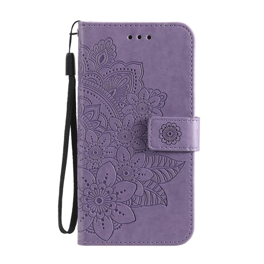 7-petal Flowers Embossing Pattern Horizontal Flip PU Leather Case with Holder & Card Slots & Wallet & Photo Frame, For Xiaomi Redmi 9C, For Xiaomi Redmi 9A, For Xiaomi Redmi K40/K40 Pro/Poco F3/ Mi 11i���������������������������������������������������...