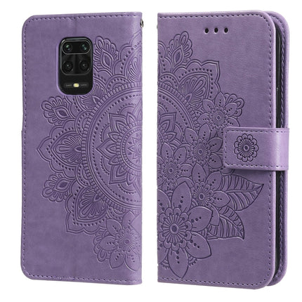 7-petal Flowers Embossing Pattern Horizontal Flip PU Leather Case with Holder & Card Slots & Wallet & Photo Frame, For Xiaomi Redmi 9C, For Xiaomi Redmi 9A, For Xiaomi Redmi K40/K40 Pro/Poco F3/ Mi 11i���������������������������������������������������...