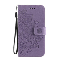 7-petal Flowers Embossing Pattern Horizontal Flip PU Leather Case with Holder & Card Slots & Wallet & Photo Frame, For Xiaomi Mi 10T Lite, For Xiaomi Mi 10T Pro, For Xiaomi Mi 11, For Xiaomi Poco X3/X3 Pro/X3 NFC