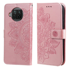 7-petal Flowers Embossing Pattern Horizontal Flip PU Leather Case with Holder & Card Slots & Wallet & Photo Frame, For Xiaomi Mi 10T Lite, For Xiaomi Mi 10T Pro, For Xiaomi Mi 11, For Xiaomi Poco X3/X3 Pro/X3 NFC