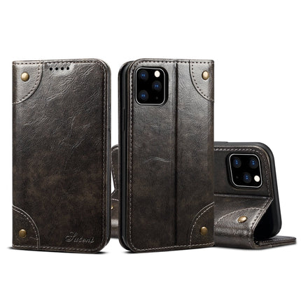 Baroque Simple Horizontal Flip Leather Case, with Holder & Card Slots & Wallet, For iPhone 11, For iPhone 11 Pro, For iPhone 11 Pro Max, For iPhone XS / X
