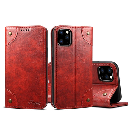 Baroque Simple Horizontal Flip Leather Case, with Holder & Card Slots & Wallet, For iPhone 11, For iPhone 11 Pro, For iPhone 11 Pro Max, For iPhone XS / X