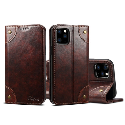 Baroque Simple Horizontal Flip Leather Case, with Holder & Card Slots & Wallet, For iPhone 11, For iPhone 11 Pro, For iPhone 11 Pro Max, For iPhone XS / X