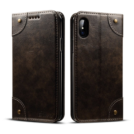 Baroque Simple Horizontal Flip Leather Case, with Holder & Card Slots & Wallet, For iPhone 11, For iPhone 11 Pro, For iPhone 11 Pro Max, For iPhone XS / X