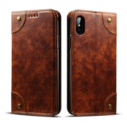 Baroque Simple Horizontal Flip Leather Case, with Holder & Card Slots & Wallet, For iPhone 11, For iPhone 11 Pro, For iPhone 11 Pro Max, For iPhone XS / X