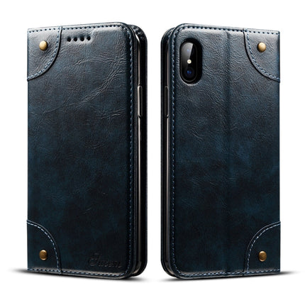 Baroque Simple Horizontal Flip Leather Case, with Holder & Card Slots & Wallet, For iPhone 11, For iPhone 11 Pro, For iPhone 11 Pro Max, For iPhone XS / X