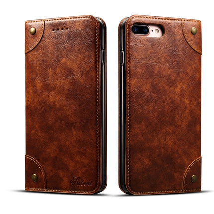 Baroque Simple Horizontal Flip Leather Case, with Holder & Card Slots & Wallet, For iPhone SE 2022 / SE 2020 / 8 / 7, For iPhone 8 Plus / 7 Plus, For iPhone XR, For iPhone XS Max