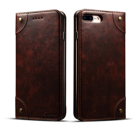 Baroque Simple Horizontal Flip Leather Case, with Holder & Card Slots & Wallet, For iPhone SE 2022 / SE 2020 / 8 / 7, For iPhone 8 Plus / 7 Plus, For iPhone XR, For iPhone XS Max