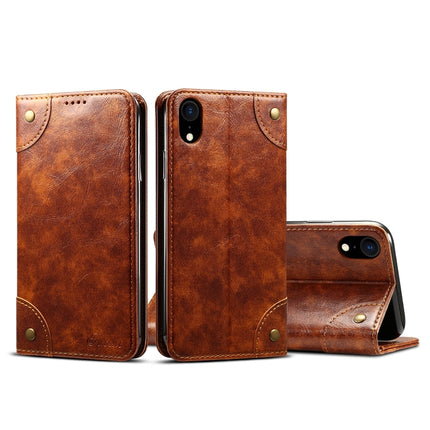 Baroque Simple Horizontal Flip Leather Case, with Holder & Card Slots & Wallet, For iPhone SE 2022 / SE 2020 / 8 / 7, For iPhone 8 Plus / 7 Plus, For iPhone XR, For iPhone XS Max