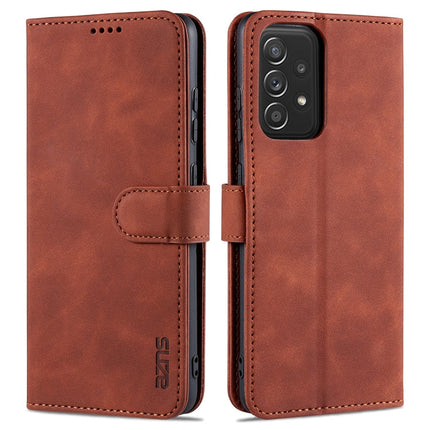 AZNS Skin Feel Calf Texture Horizontal Flip Leather Case with Card Slots & Holder & Wallet, For Samsung Galaxy A12 5G, For Samsung Galaxy A52 5G / 4G, For Samsung Galaxy A72 5G / 4G, For Samsung Galaxy S20 FE
