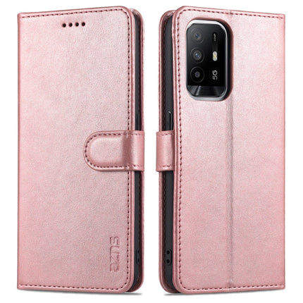 AZNS Skin Feel Calf Texture Horizontal Flip Leather Case with Card Slots & Holder & Wallet, For OPPO A72 5G / A52 5G, For OPPO A94 5G / A95 5G / Reno5Z 5G / F19 Pro+, For OPPO Reno5 / Reno5 K