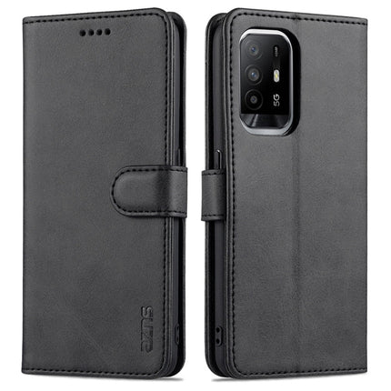 AZNS Skin Feel Calf Texture Horizontal Flip Leather Case with Card Slots & Holder & Wallet, For OPPO A72 5G / A52 5G, For OPPO A94 5G / A95 5G / Reno5Z 5G / F19 Pro+, For OPPO Reno5 / Reno5 K