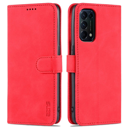 AZNS Skin Feel Calf Texture Horizontal Flip Leather Case with Card Slots & Holder & Wallet, For OPPO A72 5G / A52 5G, For OPPO A94 5G / A95 5G / Reno5Z 5G / F19 Pro+, For OPPO Reno5 / Reno5 K