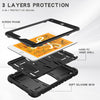 3-Layer Protection Screen Frame + PC + Silicone Shockproof Combination Case with Holder, For iPad mini 5 / 4, For Samsung Galaxy Tab S5e T720