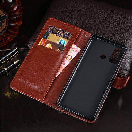 idewei Crazy Horse Texture Horizontal Flip Leather Case with Holder & Card Slots & Wallet