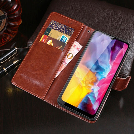 idewei Crazy Horse Texture Horizontal Flip Leather Case with Holder & Card Slots & Wallet
