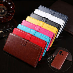 idewei Crazy Horse Texture Horizontal Flip Leather Case with Holder & Card Slots & Wallet, For Oukitel C23 Pro, For Xiaomi Redmi K40 Gaming Edition, For Samsung Galaxy F02s