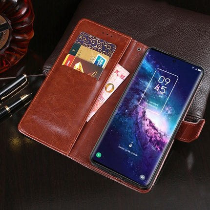 idewei Crazy Horse Texture Horizontal Flip Leather Case with Holder & Card Slots & Wallet