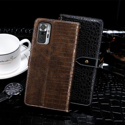 idewei Crocodile Texture Horizontal Flip Leather Case with Holder & Card Slots & Wallet, For Xiaomi Redmi Note 10 Pro 5G, For Honor X20 SE, For Honor Play 5T Youth