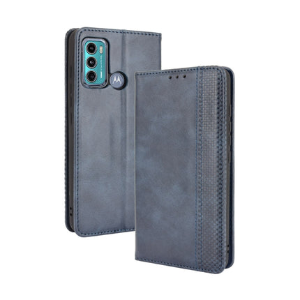 Magnetic Buckle Retro Crazy Horse Texture Horizontal Flip Leather Case with Holder & Card Slots & Photo Frame, For Motorola Moto G60 / Moto G40 Fusion, For OPPO Realme C11 2021 / Realme C20 / Realme C20a, For OPPO Reno5 A, For TCL 20 Pro 5G, For TCL 20...