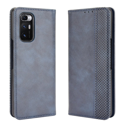 Magnetic Buckle Retro Crazy Horse Texture Horizontal Flip Leather Case with Holder & Card Slots & Photo Frame, For Samsung Galaxy F52 5G, For Sony Xperia 5 III, For Sony Xperia Ace II, For Sharp Aquos R6, For Xiaomi Mi Mix Fold, For ZTE Libero 5G