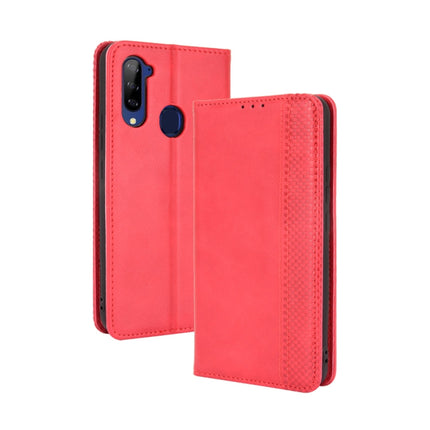 Magnetic Buckle Retro Crazy Horse Texture Horizontal Flip Leather Case with Holder & Card Slots & Photo Frame, For Samsung Galaxy F52 5G, For Sony Xperia 5 III, For Sony Xperia Ace II, For Sharp Aquos R6, For Xiaomi Mi Mix Fold, For ZTE Libero 5G