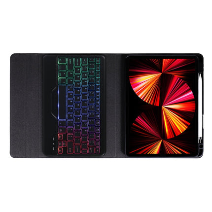 B011S Splittable Backlight Bluetooth Keyboard Leather Case with Triangle Holder & Pen Slot, For iPad 9.7 2018 & 2017 / Pro 9.7 / Air 2, For iPad 10.2 2020 & 2019 / Pro 10.5 inch / Air 3 10.5 inch���������������������������������������������������������...