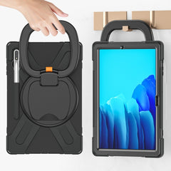 Silicone + PC Protective Case with Holder & Shoulder Strap, For Samsung Galaxy Tab S8+ / Tab S8 Plus /  Tab S7 FE / Tab S7+ T970/T975