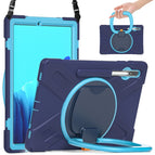 For Samsung Galaxy Tab S8+ / Tab S8 Plus /  Tab S7 FE / Tab S7+ T970/T975 / NavyBlue+Blue