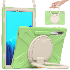 Silicone + PC Protective Case with Holder & Shoulder Strap, For Samsung Galaxy Tab S8+ / Tab S8 Plus /  Tab S7 FE / Tab S7+ T970/T975