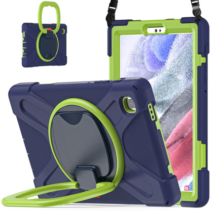Silicone + PC Protective Case with Holder & Shoulder Strap, For Samsung Galaxy Tab A7 Lite T220 / T225