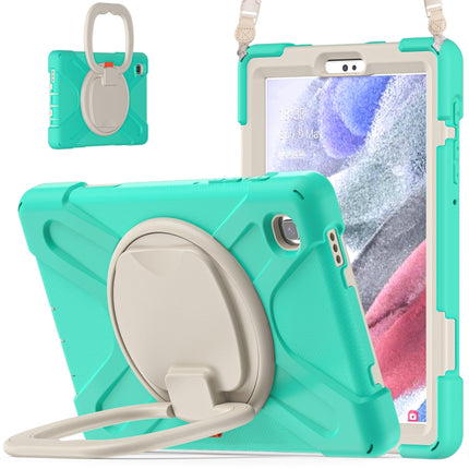 Silicone + PC Protective Case with Holder & Shoulder Strap, For Samsung Galaxy Tab A7 Lite T220 / T225