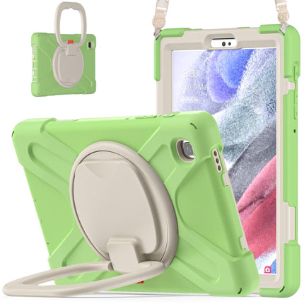 Silicone + PC Protective Case with Holder & Shoulder Strap, For Samsung Galaxy Tab A7 Lite T220 / T225