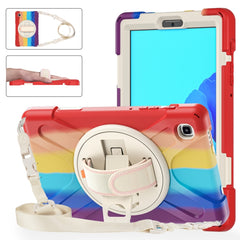Silicone + PC Protective Case with Holder & Shoulder Strap, For Samsung Galaxy Tab A7 Lite T220 / T225