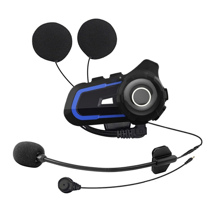 WUPP Bluetooth 5.1 S2 Motorcycle Helmet Full Duplex Bluetooth Intercom Headset Earphone