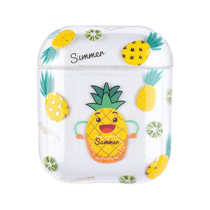Bronzing Fruit Pattern PC Earphone Hard Protective Case, For AirPods 1 / 2, For AirPods Pro