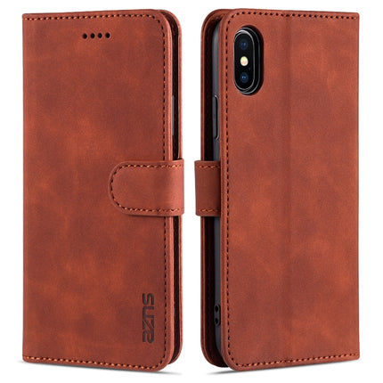 AZNS Skin Feel Calf Texture Horizontal Flip Leather Case with Card Slots & Holder & Wallet, For iPhone 11 Pro, For iPhone 11, For iPhone 11 Pro Max, For iPhone XS / X
