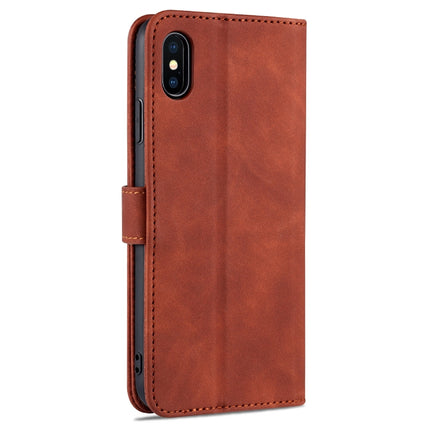 AZNS Skin Feel Calf Texture Horizontal Flip Leather Case with Card Slots & Holder & Wallet, For iPhone XS Max, For iPhone XR