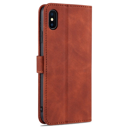 AZNS Skin Feel Calf Texture Horizontal Flip Leather Case with Card Slots & Holder & Wallet, For iPhone XS Max, For iPhone XR